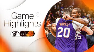 11624 Phoenix Suns Game Highlights  115112 win over the Miami Heat [upl. by Xymenes]