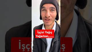 İşçi İşə Gələrkən Yağışa Düşdü Və maraqlivideolar [upl. by Alyat330]