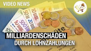 Studie Lohnzahlungen verursachen Milliardenschäden für deutsche Unternehmen [upl. by Solly]