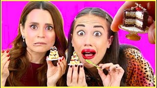 MAKING THE TINIEST CAKE IN THE WORLD w Rosanna Pansino [upl. by Sussman]