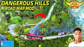 Map Mod Bussid 42 Dangerous Hill Road Map Mod For Bus Simulator Indonesia  Bussid Map Mod Bussid [upl. by Aicila]