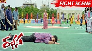 Jr NTR Comedy With Raghu Babu  Funny Fight Scene  Rabhasa Movie Scenes [upl. by Blythe313]