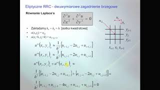 Metody numeryczne Wykład nr 10 Rozwiązywanie równań różniczkowych cząstkowych [upl. by Gnuhc783]