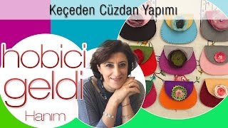 Keçeden Cüzdan Yapımı [upl. by Eerahc49]