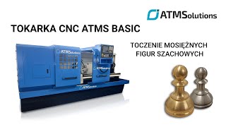 ATMSolutions  Toczenie mosiężnych figur szachowych  Tokarka CNC [upl. by Ellah]