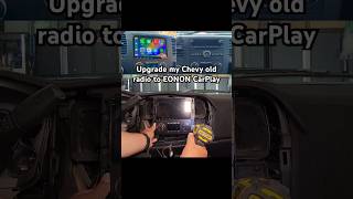 Install an Eonon Apple CarPlay amp Android Auto Car Stereo in Chevy Silverado carplay androidauto [upl. by Htenek]