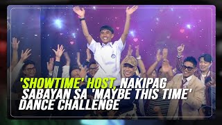 Showtime hosts nakipagsabayan sa Maybe This Time dance challenge [upl. by Anidualc466]