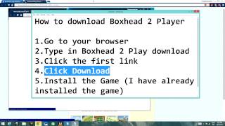 How To Download Boxhead 2 Player [upl. by Redneval933]