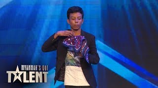 Pyae Phyo Auditions  Myanmars Got Talent 2018 [upl. by Schulze505]