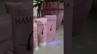 Remove hair with care by using Namyaa Hair Removal Cream ❤️ hairremovalcream skincare smoothskin [upl. by Dannica]