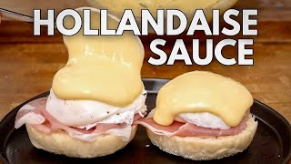 Hollandaise Sauce  Recipe Tutorial [upl. by Cordula]