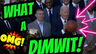 Joe Biden WILD GAFFES and DROPS THE BALL with Celtics Today funny [upl. by Zechariah]