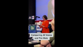 Conparing Tim Walz and JD Vance ⚖️ [upl. by Enisaj303]