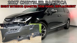 2017 CHRYSLER PACIFICA INTERIOR QUARTER PANEL REPLACEMENT [upl. by Eelyah]