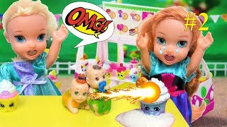 Anna and Elsa Toddlers go shopping with the Twins part 2  Does Jackson have magic  Toys amp Dolls [upl. by Belita]