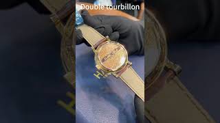 HAOFA Double Tourbillon and Carrousel Flywheel Tourbillon 18K real Gold Model K001 [upl. by Ahsile191]