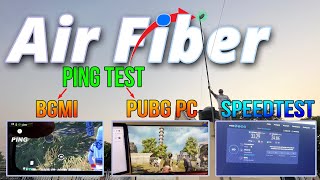 Airfiber Speedtest BGMI Pubg PC Ping Test [upl. by Skipper]