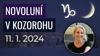 NOVOLUNÍ V KOZOROHU 11 LEDNA  ŠŤASTNÝ NOVÝ ROK [upl. by Lynch]