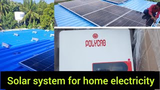 Polycab 36kw InverterAxitec German Mono Perc Solar Panel [upl. by Ashla334]