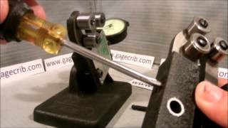 HOW TO Adjust Spring Tension of a Tri Roll Thread Comparator [upl. by Eohce]