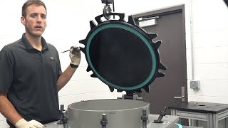 Turcon® TranSECURE™ PTFE Manway Lid Gasket Installation Training [upl. by Jt]