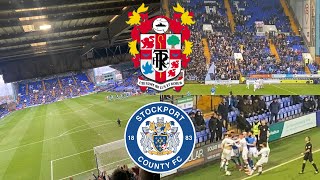 EMBARRASSING PERFORMANCE AS TRANMERE BATTER COUNTY  Tranmere Rovers vs Stockport County Match Vlog [upl. by Madelene473]