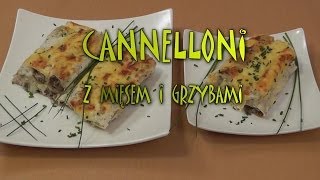 Cannelloni nadziewane mięsem i grzybami  Smakkujawpl HD [upl. by Novelc471]