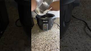 Making rice with the AROMA rice cooker [upl. by Phipps]