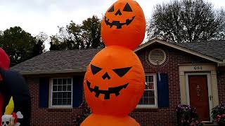 2020 Halloween blow ups blowing up [upl. by Tracey]