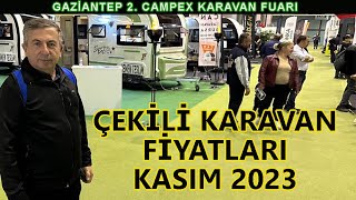 Çekili Karavan Fiyatları Kasım 2023 [upl. by Terrence]