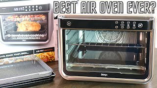 Shark Ninja Foodi XL PRO Air Oven Review amp How To Use  2 Level Air Frying [upl. by Helse]