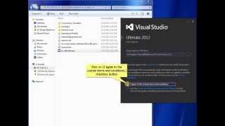 How to install Visual Studio ultimate 2012 step by step process [upl. by Dougy]