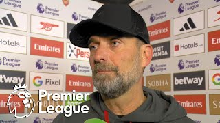 Jurgen Klopp explains what went wrong for Liverpool against Arsenal  Premier League  NBC Sports [upl. by Mirak436]