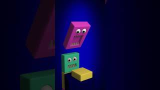 THE BLOCK MONSTERS III blender 3danimition cartoon spiderman 3dnimation 3danimation funny [upl. by Norrv267]