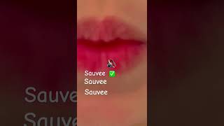 Sauvee challenge lip reveal [upl. by Anirbed]