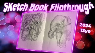 Sketchbook Flip Through 2024 [upl. by Alie]