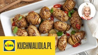 ZIEMNIAKI HASSELBACK 🔥  Daria Ładocha amp Kuchnia Lidla [upl. by Frannie]