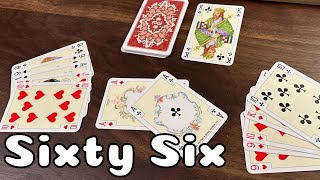 How to Play Sixty Six  a card game for two players [upl. by Xer]