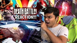 Thanos VS Darkseid Marvel VS DC Death Battle Reaction Planetary Devastation [upl. by Natye]