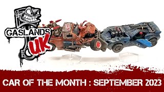 Gaslands UK Car Of The Month Review and Winners September 2023 [upl. by Irina]