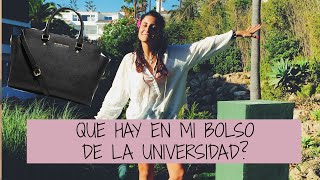 ¿QUÉ LLEVO EN MI BOLSO DE LA UNIVERSIDAD Martita Sainz [upl. by Carli829]