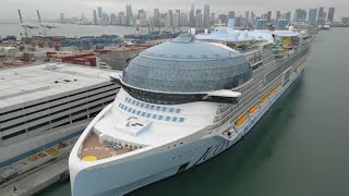 Largest cruise ship in the world set sail on inaugural cruise [upl. by Hindorff594]