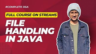 File Handling in Java Complete Course [upl. by Etterraj]