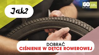 Jak dobrać ciśnienie w oponach rowerowych [upl. by Alrick]