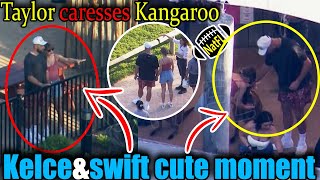 So Cute Kelce amp Swifts heartmelting moments with Kangaroo at Sydney Zoo [upl. by Sirtimid366]