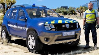 GTA MODSLSPDFR PATROUILLE EN DACIA DUSTER  GENDARMERIE NATIONALE 9 [upl. by Bascomb]