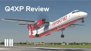 Review FlyJSims Dash 8Q400 for XPlane 11  Q4XP [upl. by Fuchs]