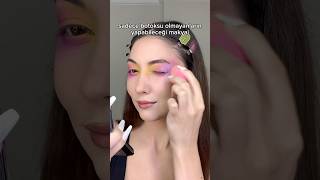 Antibotoks makyajı🌝 wrinkles makeuptutorial makeuptrends makyajvideoları creativemakeup [upl. by Liggett]