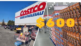 SHOP IN COSTCO WITH ME amp NATE 600 HAUL [upl. by Macri]