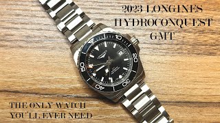 Longines Hydroconquest GMT First look owners review  the ultimate daily watch [upl. by Ayotak]